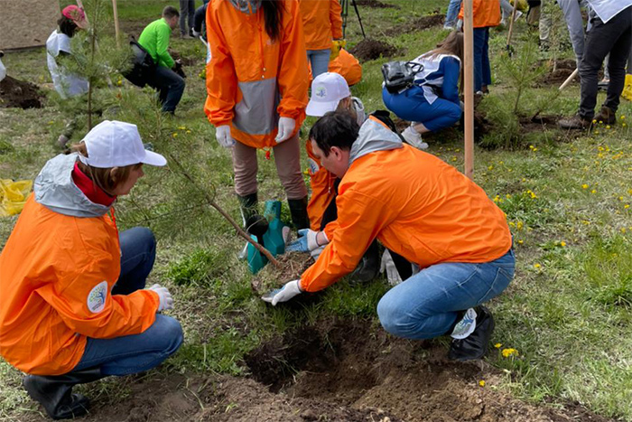Волонтеры En+ Group высадили 360 деревьев в Иркутске в рамках проекта «Под зеленым крылом»
