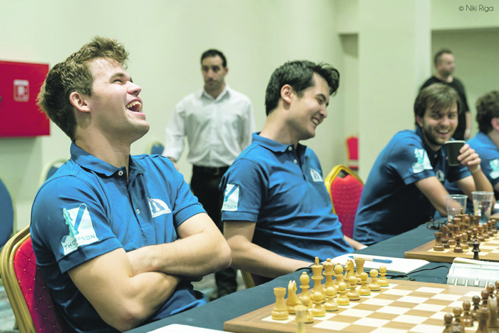 Магнус Карлсен испытывает турнирное счастье