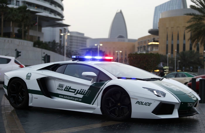Дубай, полиция, Lamborghini