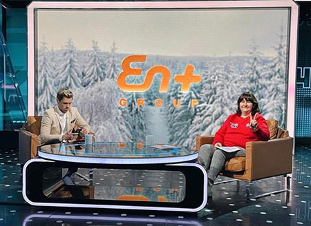 «На лыжи с Еленой Вяльбе»: запуск нового телепроекта 