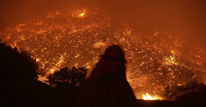 Калифорния, пожар