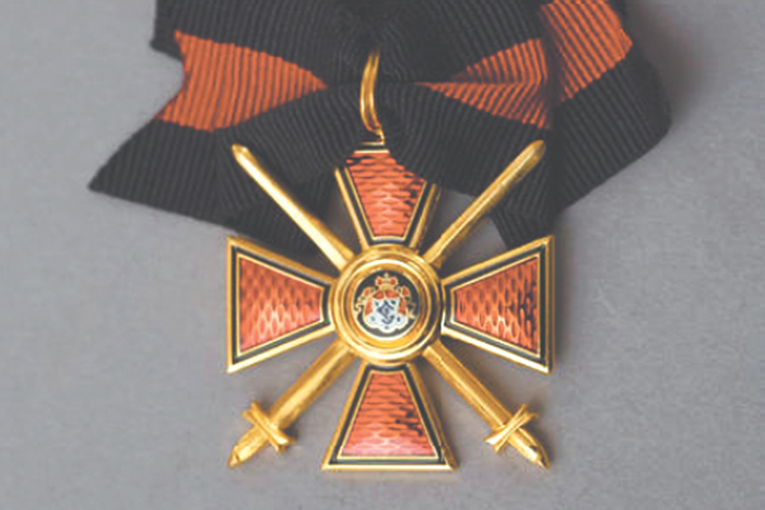 Орден святого Владимира с ножом и вилкой