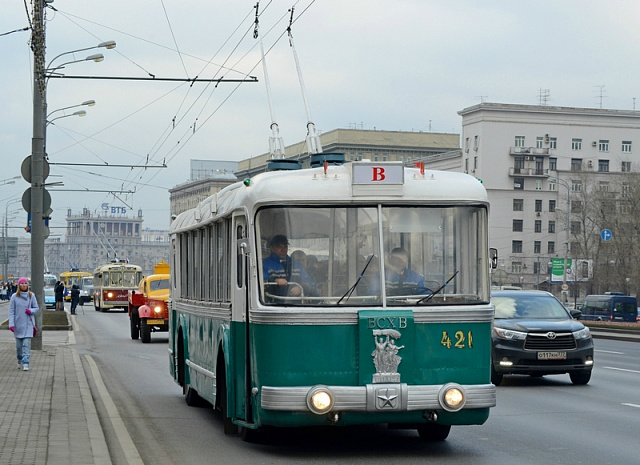 троллейбус, транспорт, город, москва