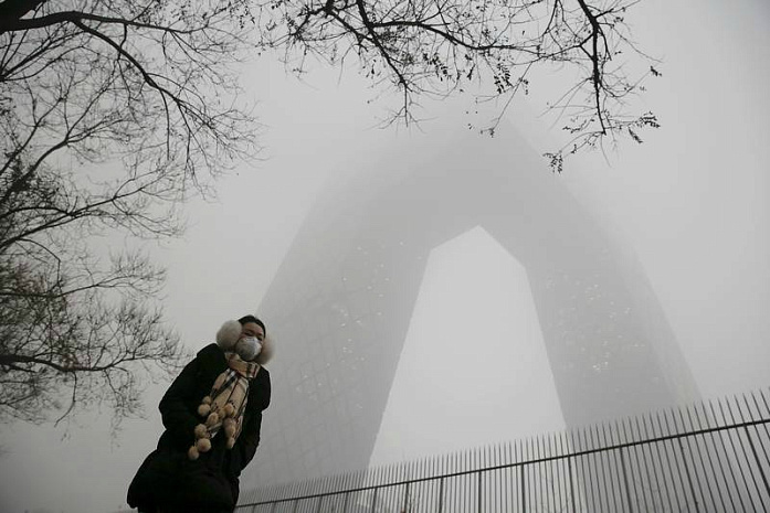китай, пекин, загрязнение, атмосфера