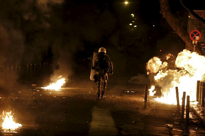 греция, анархисты, беспорядки