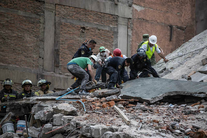 мехико, землетрясение