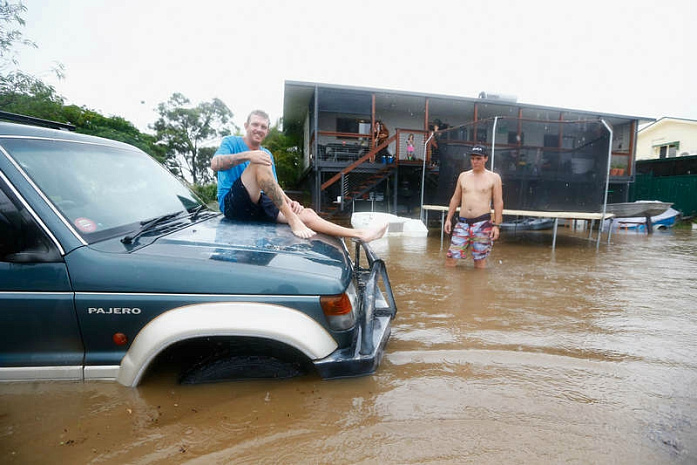 австралия, наводнение, дебби