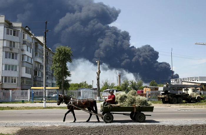 украина, нефтебаза, пожар