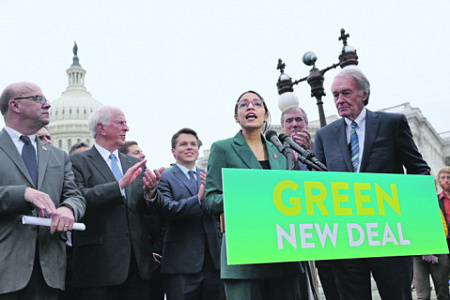 окасио кортес, сша, зеленая энергетика, green new deal, зеленый новый курс