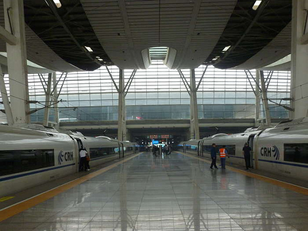 китай, железная дорога, вокзалы, высокоскоростные поезда