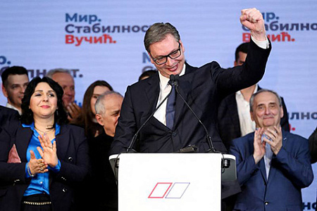 сербия, выборы, президент, вучич, европа, национальные движения
