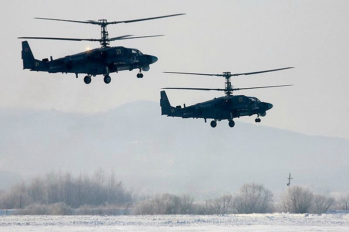 россия, армия, авиация, вертолеты, учения