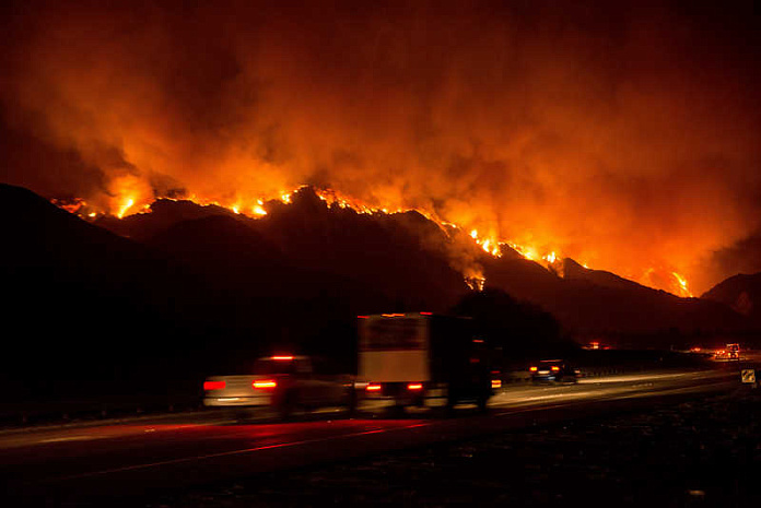 калифорния, лес, пожары