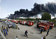 Пожар на нефтебазе под Киевом не утихает