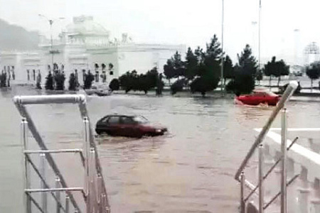 туркменистан, наводнение, центральная азия, стихийные бедствия