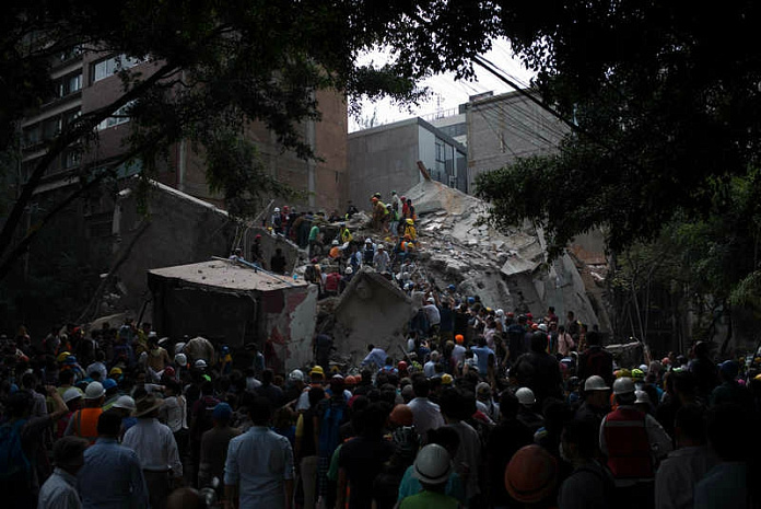 мехико, землетрясение