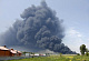 Пожар на нефтебазе под Киевом не утихает