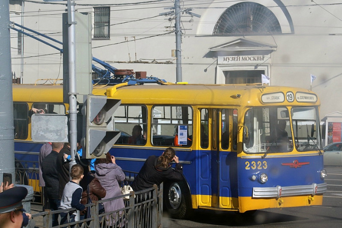москва, транспорт, троллейбус