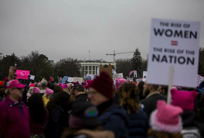 америка, женщины, трамп, протесты