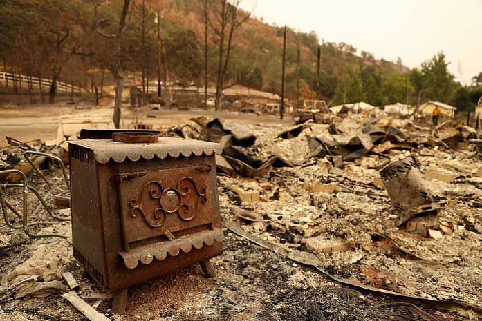 сша, калифорния, лесные пожары, Mendocino Complex Fire