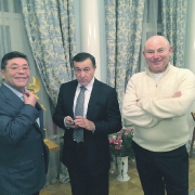 Фаттах Шодиев, Арас Агаларов и Александр Дадиани.
