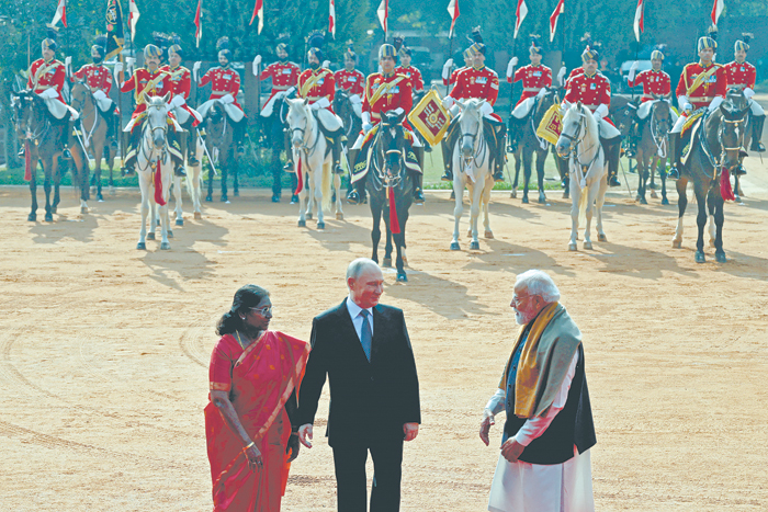 Фото недели. Владимир Путин посетил Индию