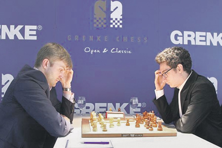 шахматы, турнир, grenke chess classic, каруана, карлсен