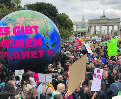 германия, климатическая политика, зеленые, съезд, молодежь, протест, школьники