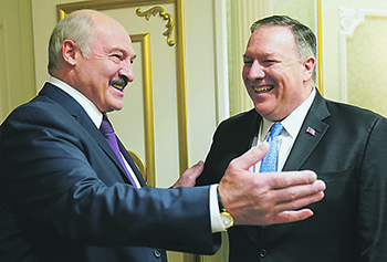 белоруссия, лукашенко, помпео, дипломатия, санкции
