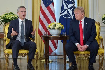 нато, оборона, саммит, трамп, макрон, столтенберг
