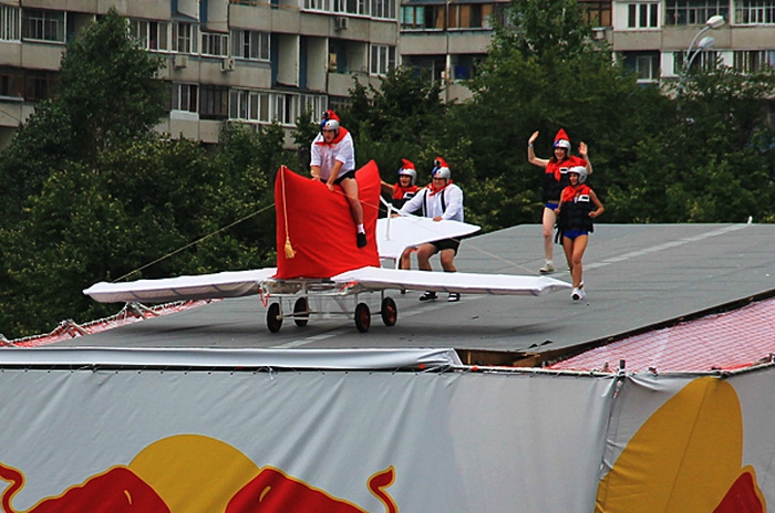 шоу, flugtag, red bull, полет, депардье