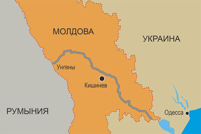 Молдавия строит военную дорогу от румынской границы до Одессы