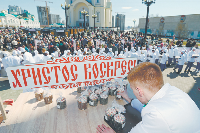 Фото недели.  Православную Пасху отметили в условиях перемирия на фронте