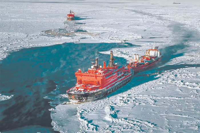 4. Первый транзитный рейс из Китая в Европу прошел по Северному морскому пути