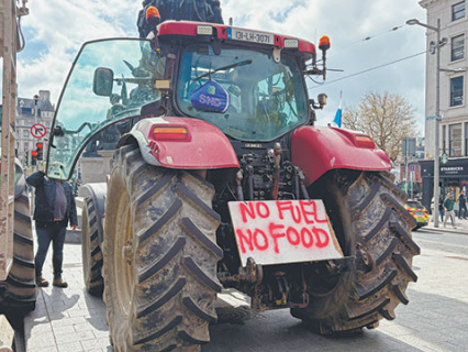 ирландия, протестные акции, повышение цен на топливо, ближний восток, вооруженный конфликт, иран, израиль, сша