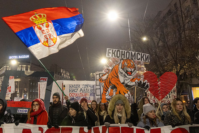 Сербия накануне революции студентов