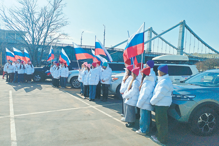 Автопробег от Крымского моста до Крымского моста