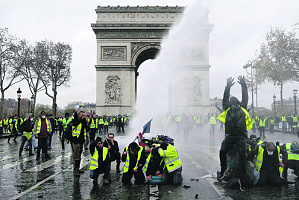 париж, протесты, желтые жилеты
