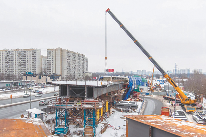 Строительство съезда с Московского скоростного диаметра на Каширское шоссе ускорят