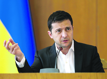 украина, президент, зеленский, радикалы, акция, конфликт, днр, лнр, газ, нормандский формат, минские соглашения