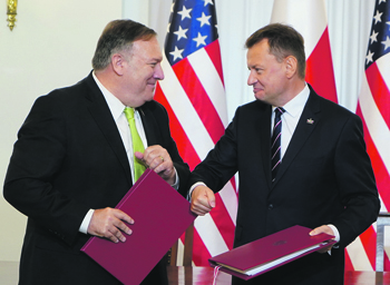 польша, сша, оборонное сотрудничество, соглашение, военный контингент