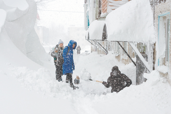 Фото недели. Камчатку завалило снегом