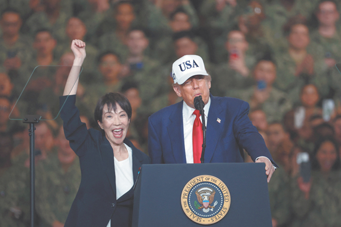 Такаити ищет поддержки Трампа по Китаю