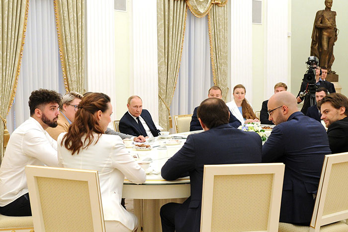 Путин встретился с кадровым резервом Кремля