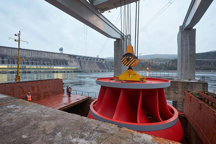 Эн+ модернизировала очередной гидроагрегат Красноярской ГЭС