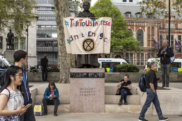 лондон, экологи, протесты