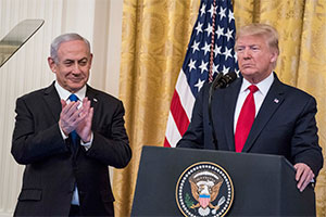 израиль, палестина, трамп, нетаньяху, саммит, арабские страны