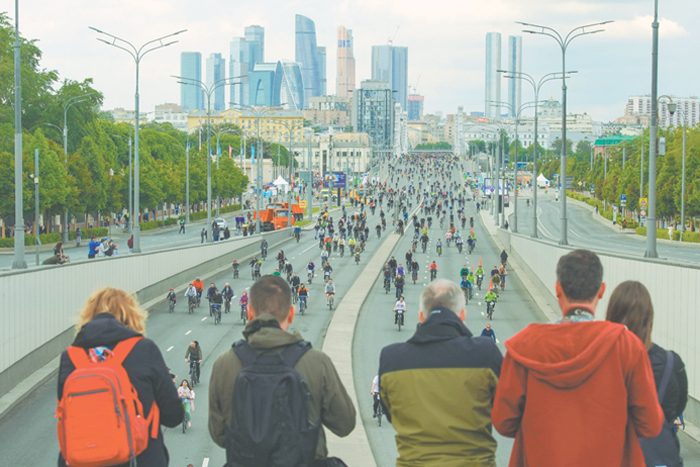 Москва все активнее крутит педали