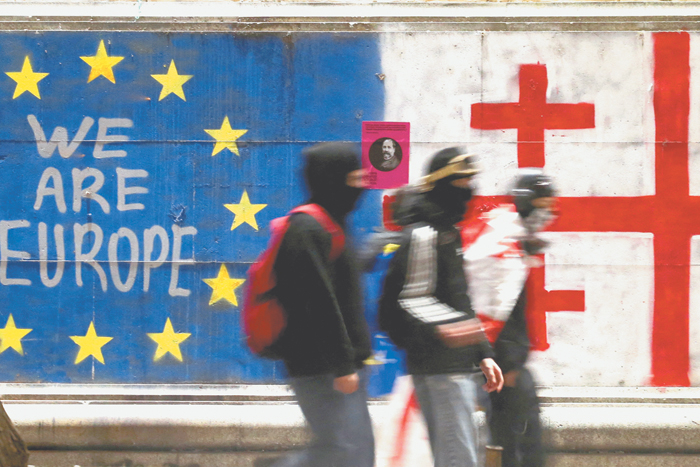 В Грузии отметили годовщину начала протестов