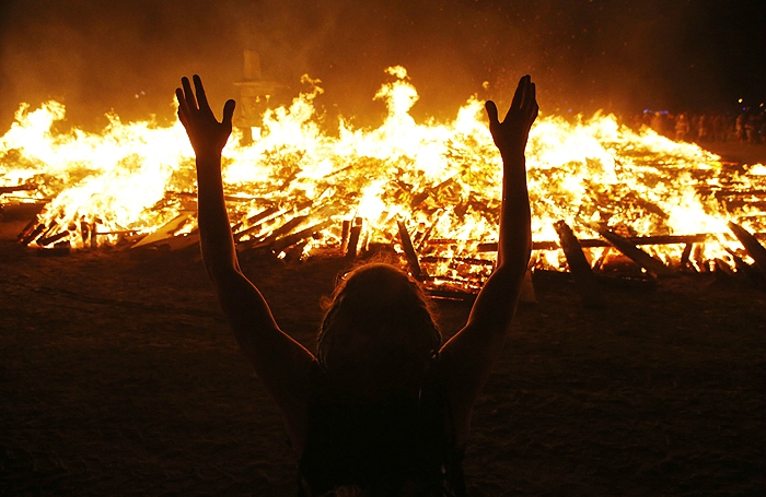 фестиваль, искусство, Burning man, огонь